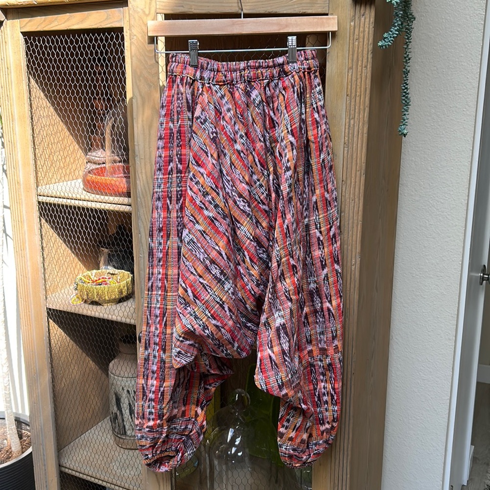 Ikat Woven Harem Lounge Pant